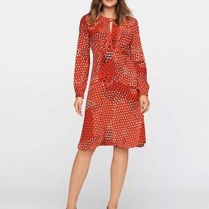 Diane Von Furstenberg red dot Andrea dress, NWT, size 16